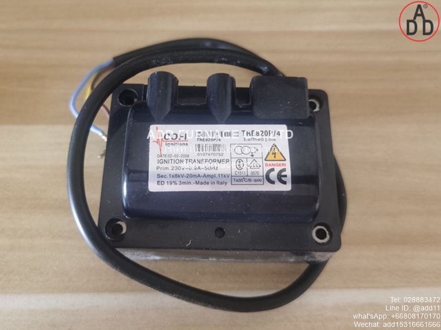 Cofi Ignition Transformer TRE820P-4 (1)